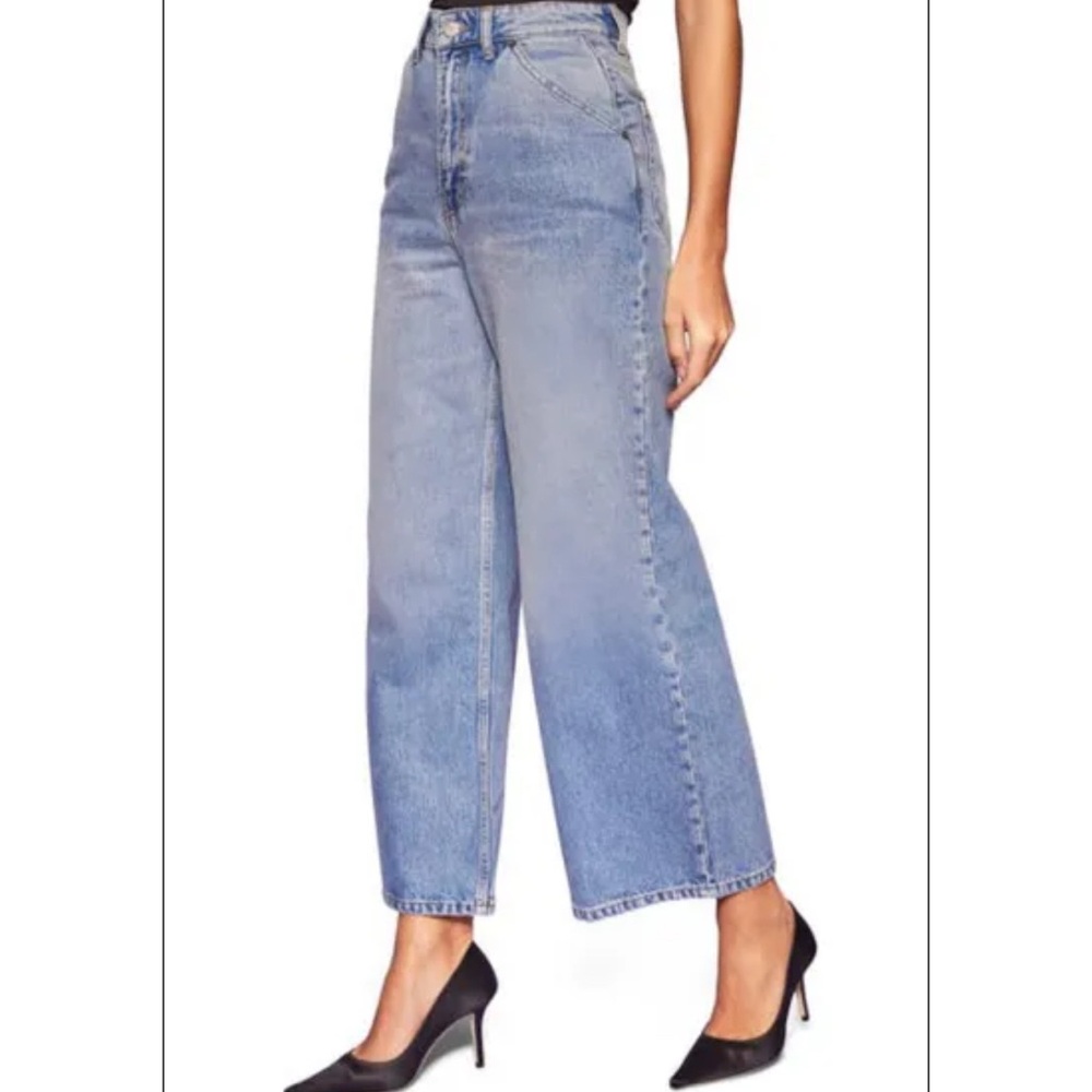 NWOT REFORMATION JACKIE ULTRA HIGH WAIST WIDE LEG JEANS SIZE 27